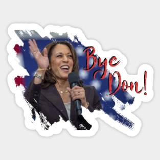 Kamala  Harris Bye Don Biden Vice President Sticker